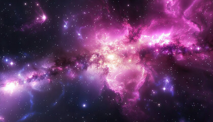 Fototapeta premium Exploring the universe within, I discovered galaxies of potential and stars of infinite possibilities