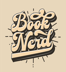 Book and drink tea and be happy t-shirt design 