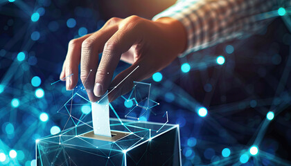Blockchain for Voting: Using blockchain technology to create secure and transparent voting systems for elections and decision-making processes