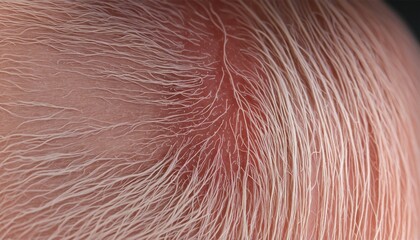 Fototapeta premium Abstract Illustration, Human hair anatomy 