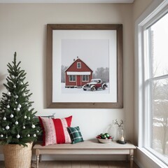 modern cute christmas season interior design