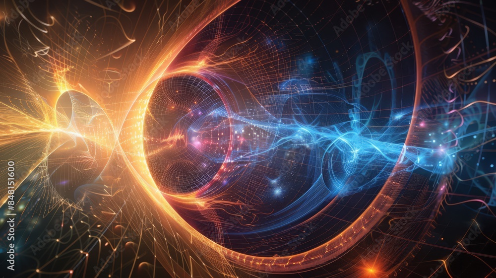 Poster a physicist explains the principles of wave-particle duality using examples from everyday life