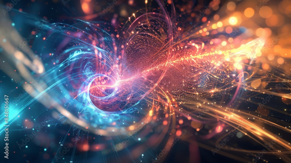 Poster a physicist explains the principles of wave-particle duality using examples from everyday life