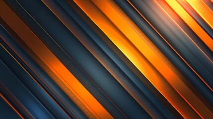 Obraz premium Orange and Sapphire with templates metal texture soft lines tech gradient abstract diagonal background