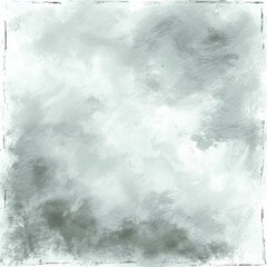 Create a simple yet atmospheric drawing featuring a subtly hazy, white background reminiscent of clouds oblochki, free from any visual elements.