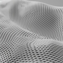 Experience cutting-edge technology with an 8k white screen featuring smart AI elements, minimalist lines, and polka dots for a sleek, modern look.