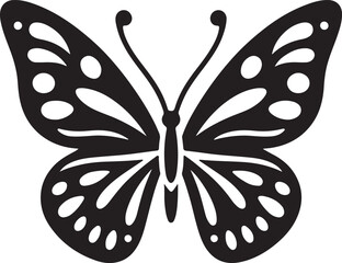 Beautiful Butterfly Silhouettes Vector Art