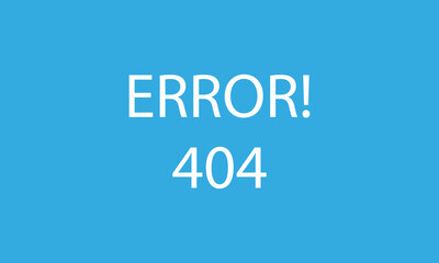 Error 404 Computer Screen Background. Vector Illustration