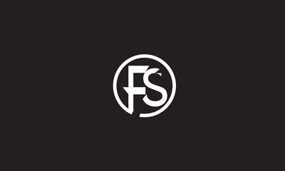 FS, SF , F ,S, Abstract Letters Logo Monogram	
