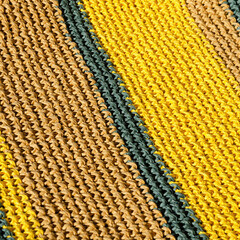 Raffia. Eco-friendly handmade material.Raffia crochet texture.