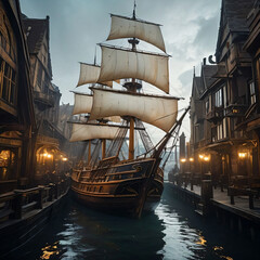 Kaal Sail in the Middle of the Ancient City