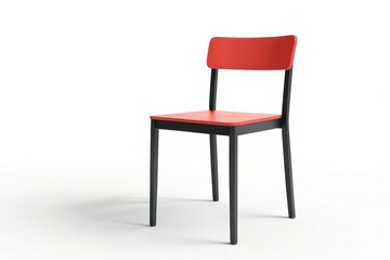 Modern Red and Black Chair