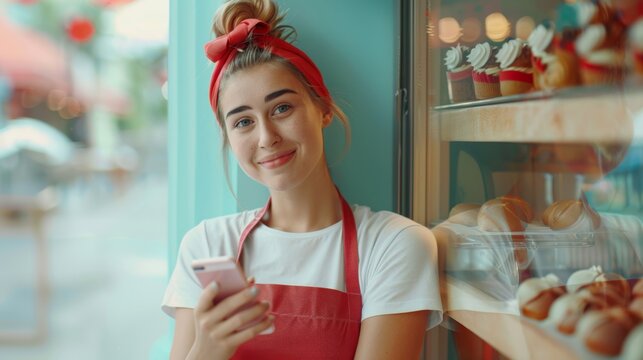 The girl at the bakery