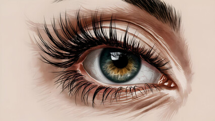 Eye of Wonder A Detailed Illustration Sparking Curiosity and Delight