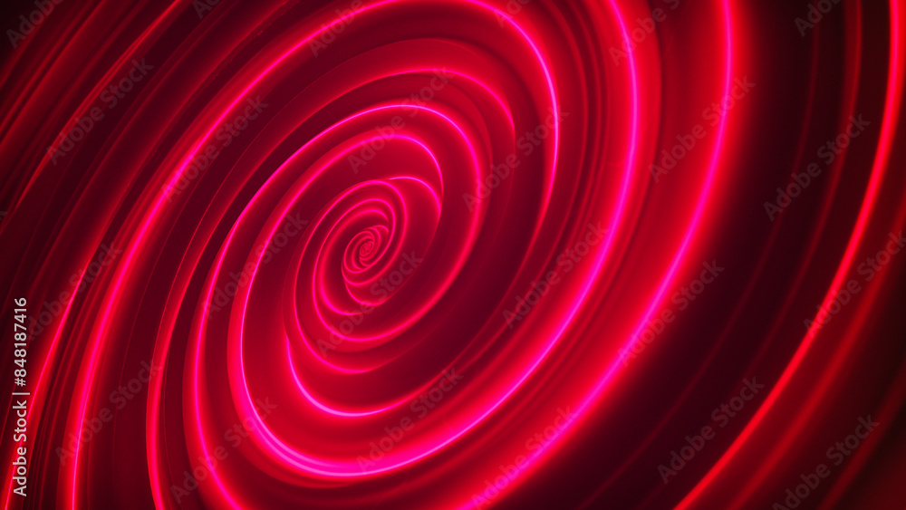 Aufkleber abstract blurred circle background. whirlpool. liquid vortex. radial abstract meandering golden tunn