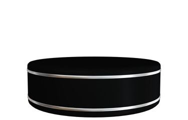 3d silver black stage podium.