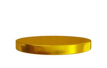3d golden premium stage podium.