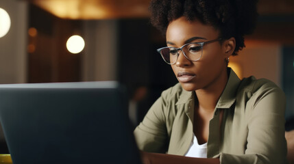 A person typing on a laptop at a table, possibly working or studying