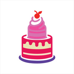 Cake vector illustration