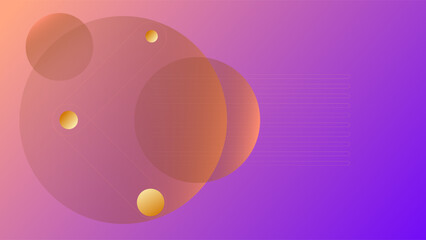ABSTRACT SOFT PURPLE ORANGE GRADIENT TECH BACKGROUND SMOOTH COLORFUL DESIGN WITH GEOMETRIC SHAPES VECTOR TEMPLATE GOOD FOR MODERN WEBSITE, WALLPAPER, COVER DESIGN 