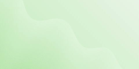 Abstract background with lines and grid. Medium banner size. Element for design. Vector background for brochure, booklet, flyer, poster. Green color. Summer, eco, nature