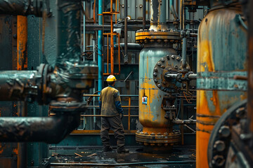 Various industry sectors with dedicated workers, showcasing diverse environments from factories to construction sites and technology hubs.