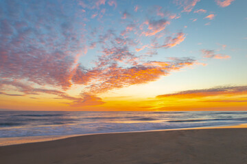 Beautiful sunrise at Virginia Beach