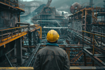 Various industry sectors with dedicated workers, showcasing diverse environments from factories to construction sites and technology hubs.