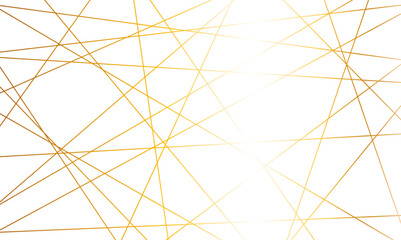 Obraz premium Abstract luxury seamless premium shiny golden random chaotic square and triangle lines on transparent background. Vector, illustration