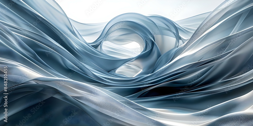 Poster abstract background with flowing lines and curves symbolizing adaptability in business. concept busi
