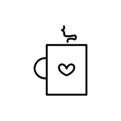 mug line icon