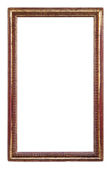 Cut out vertical vintage frame