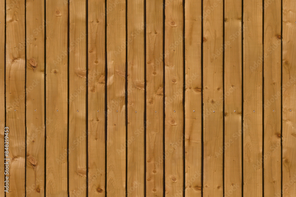 Wall mural wood decking texture seamless with wodden plank background