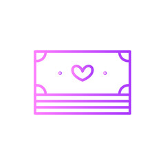 money gradient icon