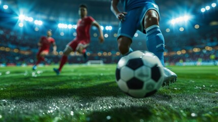 The Soccer Match Action