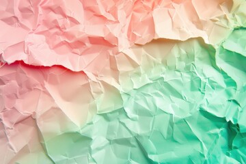 Fototapeta premium Colorful of soft pink and green paper background.