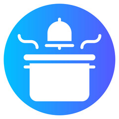 cooking gradient icon