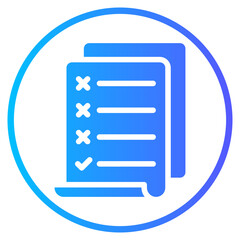 to do list gradient icon