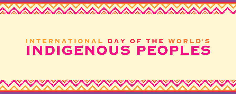 Indigenous Peoples Day. Holiday concept. Template for background, banner, card, poster with text inscription. Vector EPS10 illustration
 - Powered by Adobe