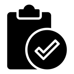 clipboard glyph icon