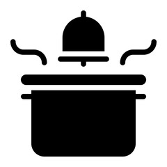 cooking glyph icon