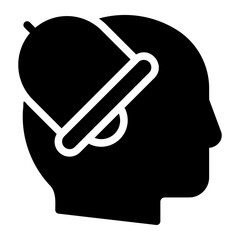 mind glyph icon