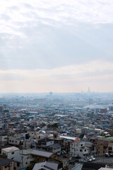 Fototapeta premium 東大阪市石切の街並み