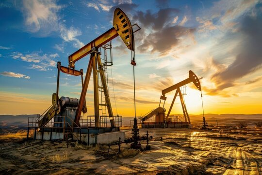 Oil Shale for energy production from side view, unconventional fossil fuel, advanced tone, vivid