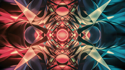 Hypnotic Abstract Allure Colors Mesmerize Shapes Captivate
