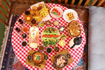 Amazing Turkish Cuisine Breakfast, Wide variety of breakfast