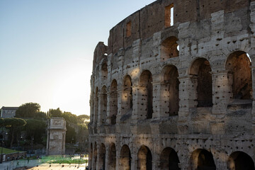 Obraz premium Colosseum at Sunset