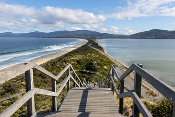 Truganini Lookout at The Neck on Bruny Island, Tasmania © K