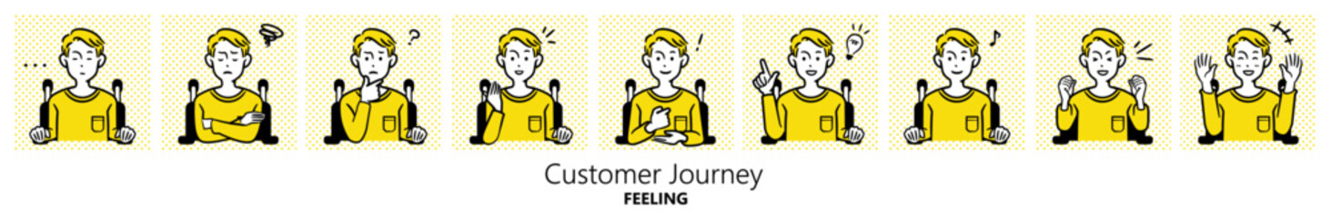 車椅子の男性のイラスト