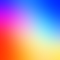 Naklejka premium Colorful gradient abstract background. Color blur effect. Blurred colors. Colored backdrop and banner. Multi color soft and smooth wallpaper.